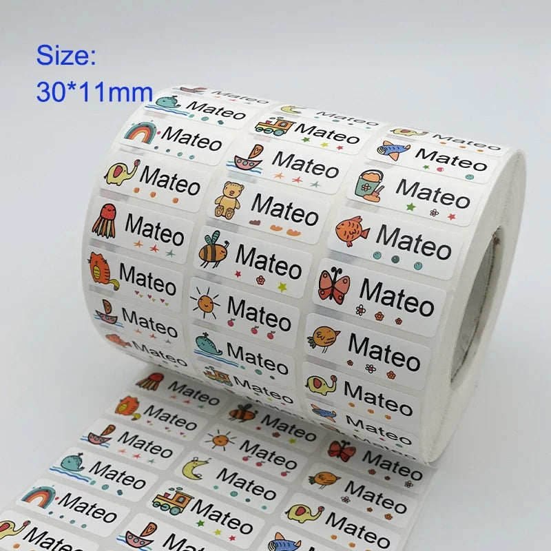 Personalized Waterproof Name Stickers (120PCS) – view 9