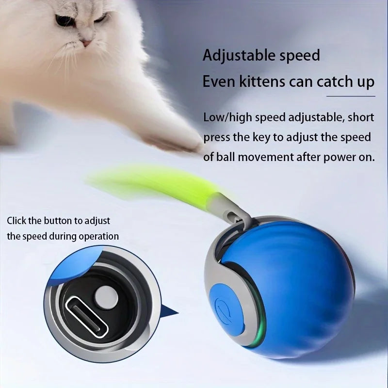 Smart Interactive Rolling Cat Ball Toy – view 2