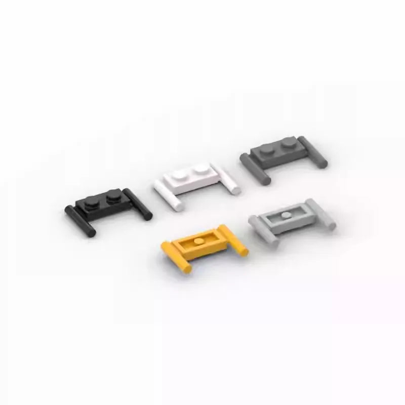 20PCS 1x2 Plates with Bar Handles
