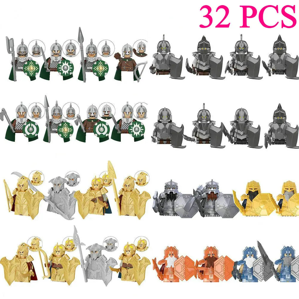 4cm Children Anime Figure Hero Building Blocks Kid Gift Assembling Toy Model Characters Figurine Bricks Boy Child Children Ninja