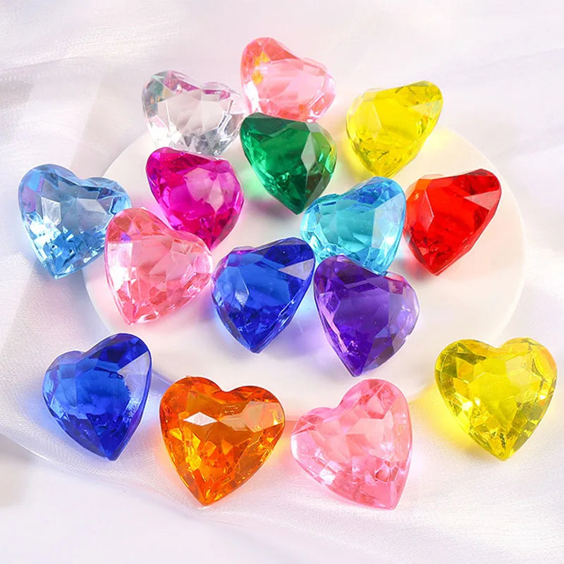10PCS Heart Treasure Gems (40mm) – view 5