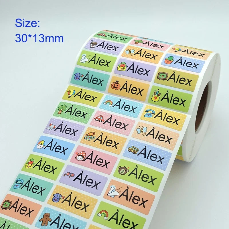 Personalized Waterproof Name Stickers (120PCS) – view 10