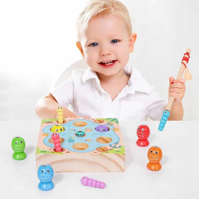Wooden Fishing Game for Toddlers – view 2