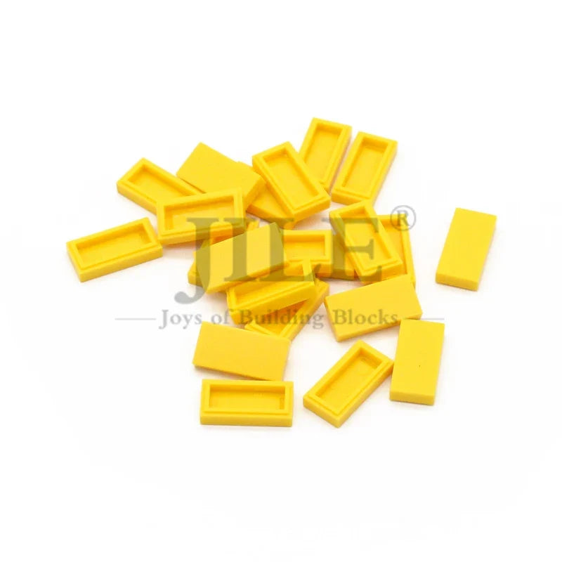 200PCS 1x2 Smooth Tiles Bulk Pack – view 33