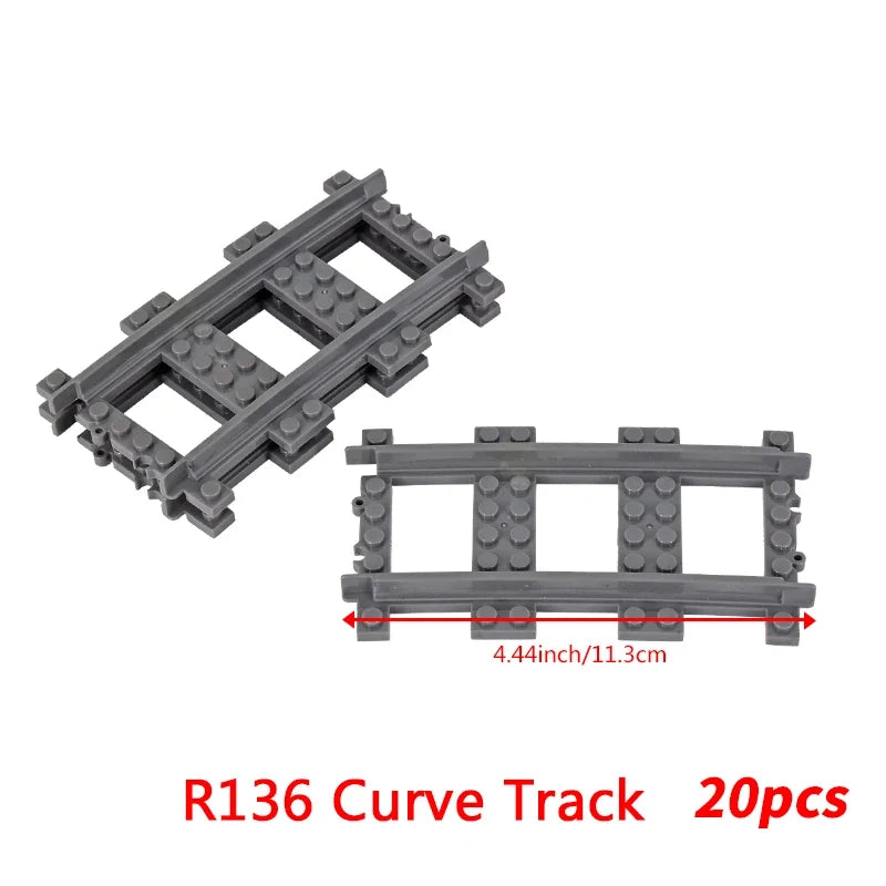 Brick Train Curve Track Parts – view 49