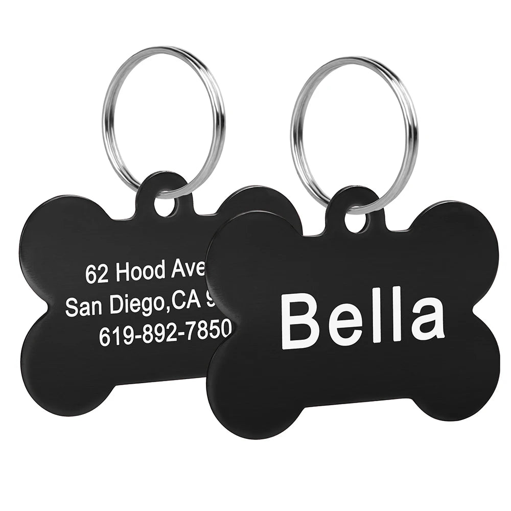 Personalized Bone Pet ID Tag – view 10