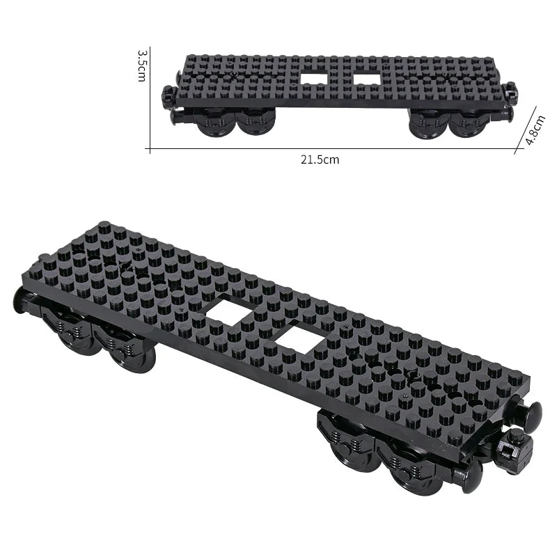 Brick Train Base, Wheels & Carriage Parts