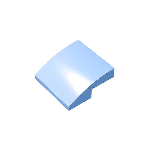 50PCS 2x2 Inverted Curved Slope Bricks – view 18