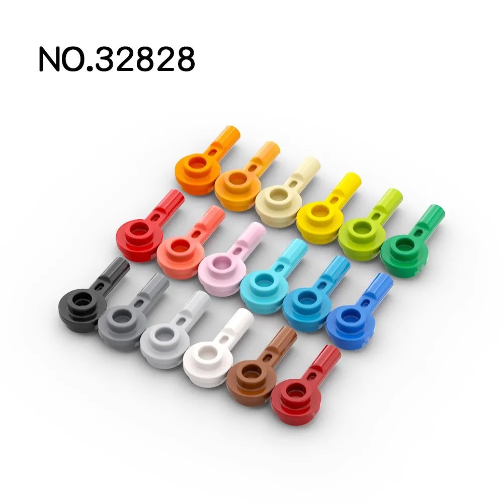 50PCS 1x1 Round Plates with Bar – view 3