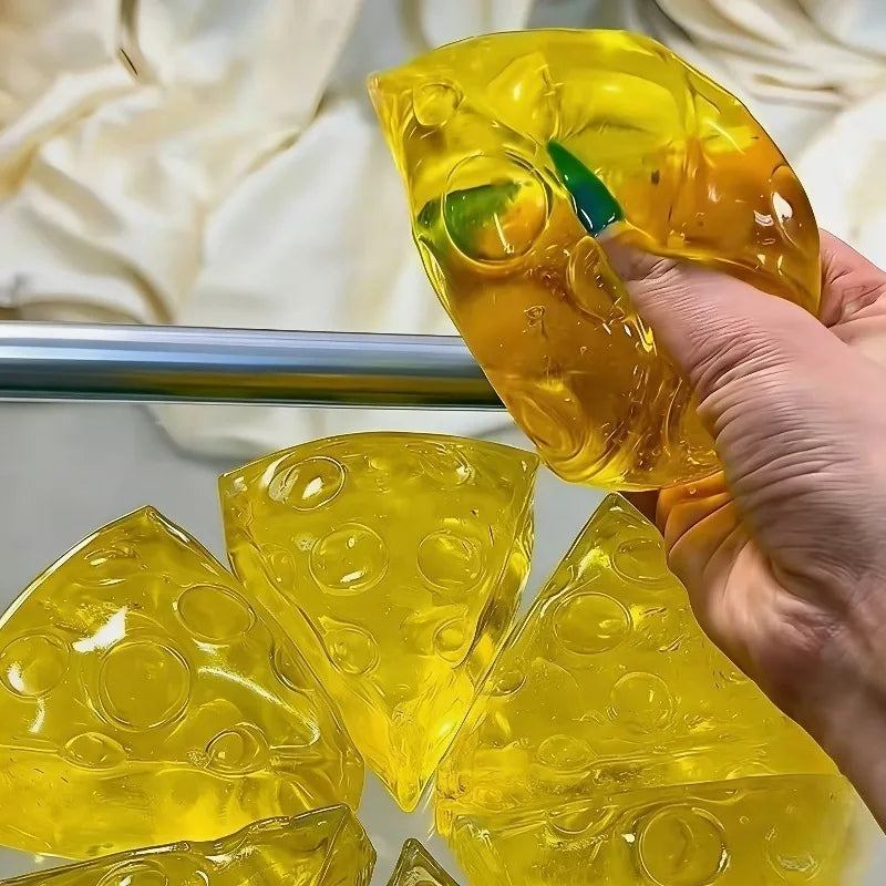 Cheese Mochi Squishy Fidget Toy – view 3