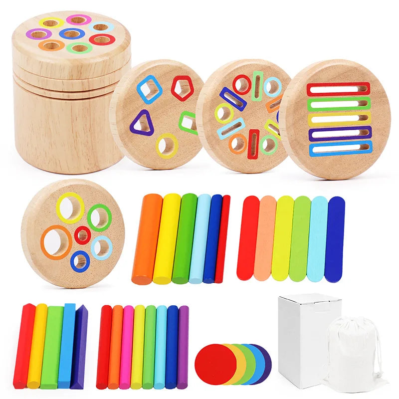 Mini Magnetic Color & Shape Sorting Cup