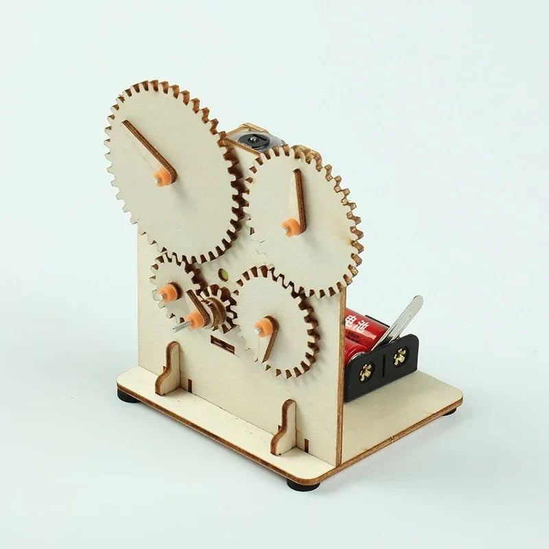 3D Wooden Mechanical Gear Puzzle Kit – view 3