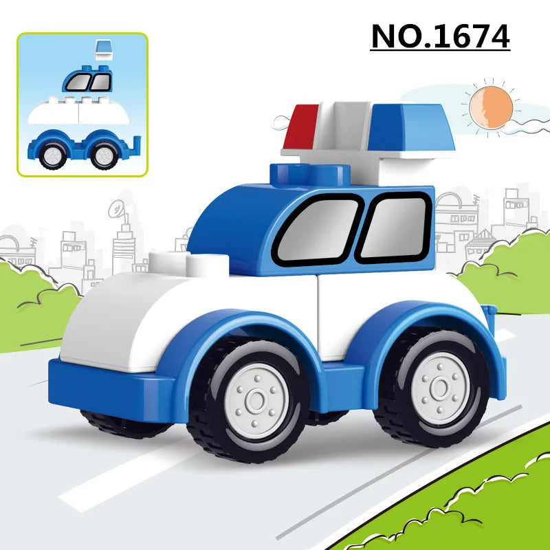 Large Block Construction Vehicle Set – view 7