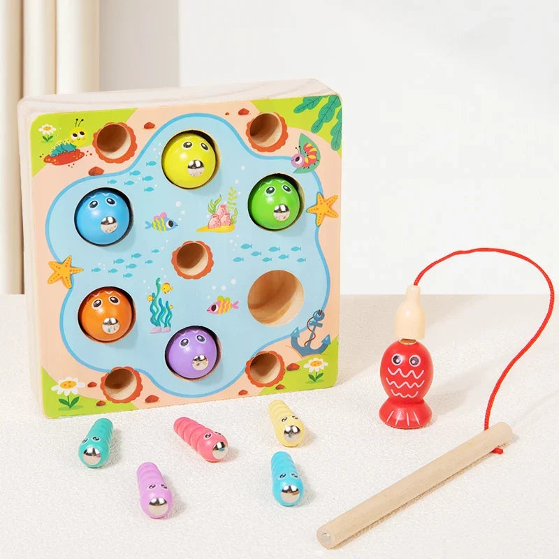 Wooden Fishing Game for Toddlers – view 4