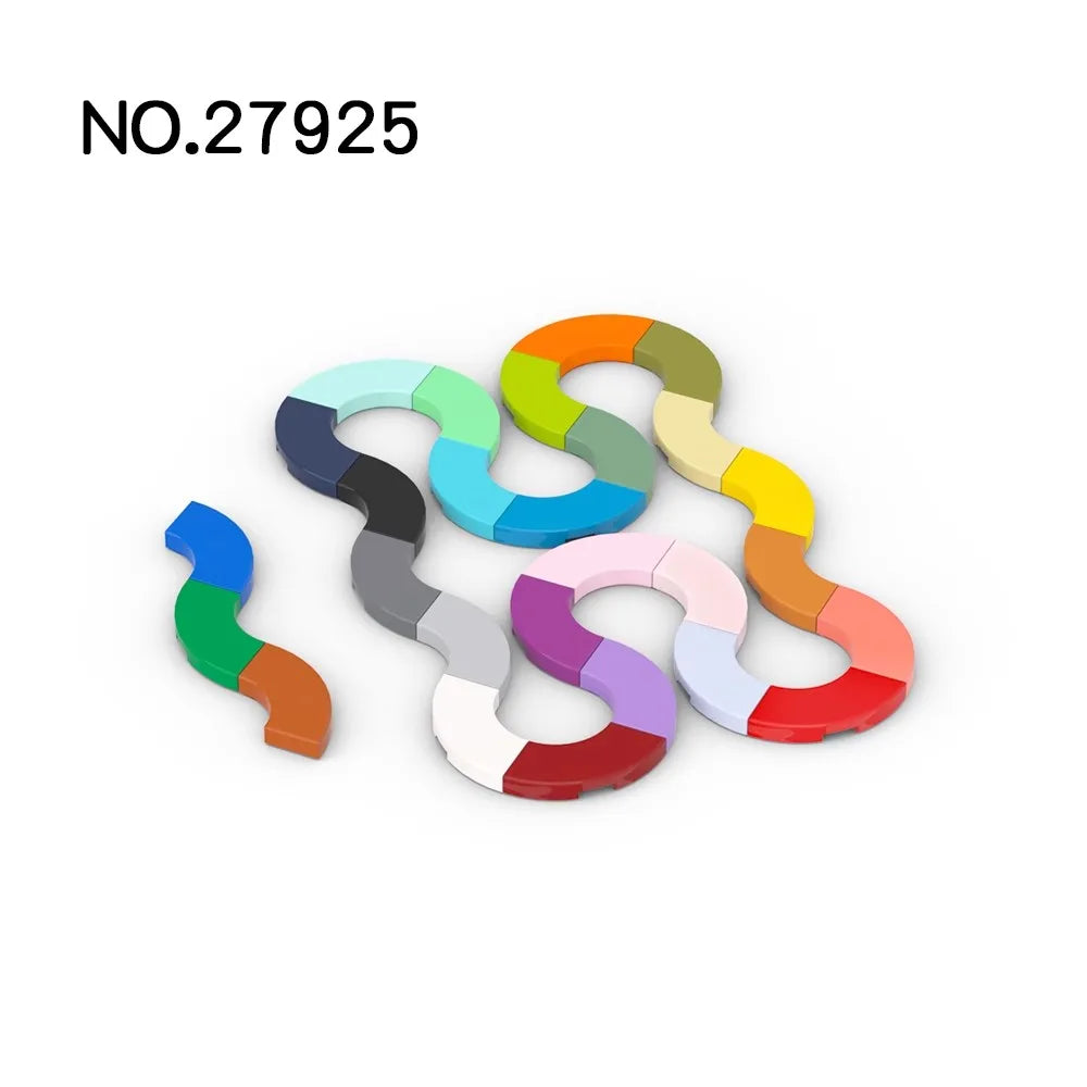 50PCS Macaroni Round Corner Tiles – view 4
