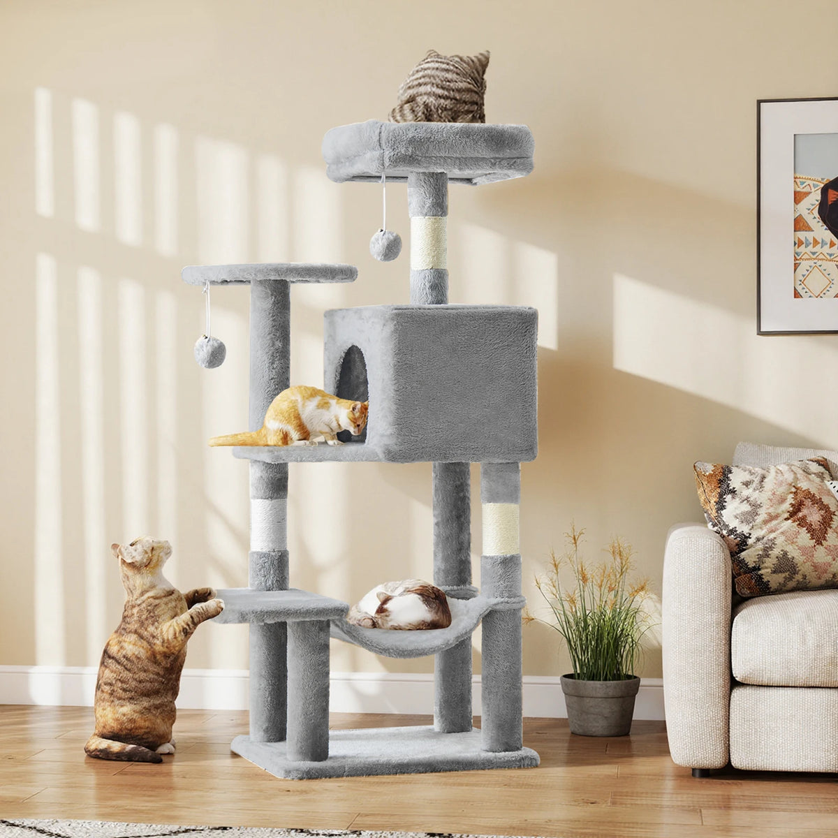 44" Cat Tree Tower