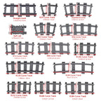 Brick Train Curve Track Parts – view 6