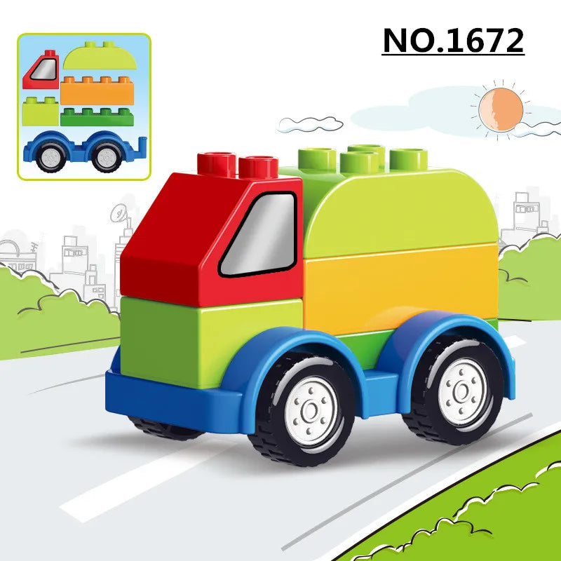 Large Block Construction Vehicle Set – view 8