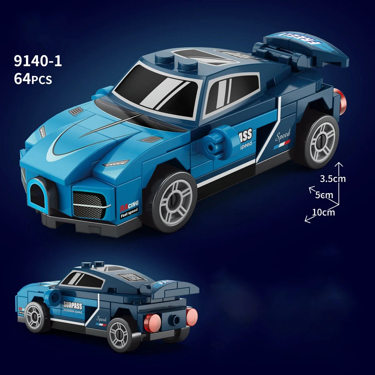 City Speed Racing Car Building Blocks – view 42