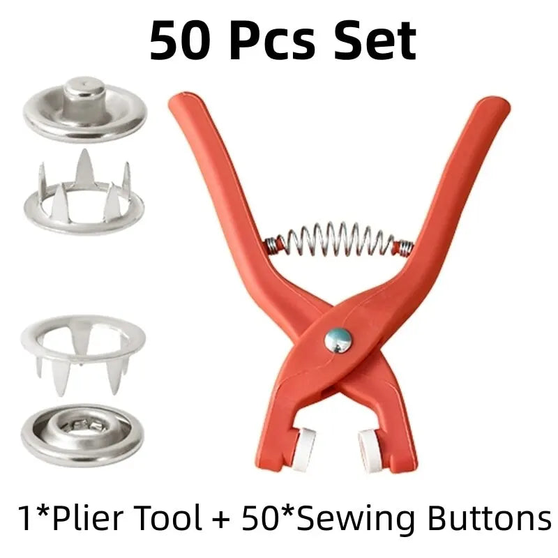 Snap Button & Pliers Kit (50 Sets) – view 6