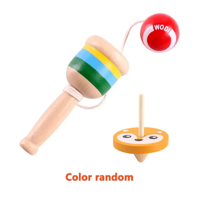 Wooden Kendama Cup and Ball Skill Toy – view 10