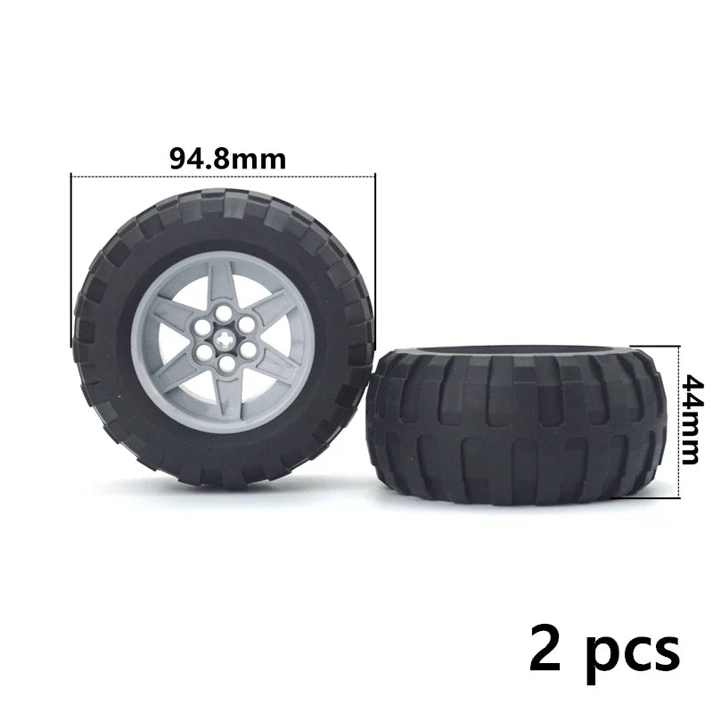 Technical Tires & Wheel Hubs Brick Parts – view 3
