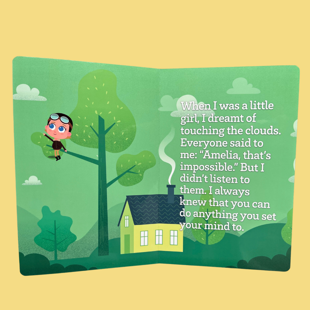 Little Trailblazers Amelia Earhart Board Book – view 3