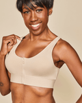 Wilderness Front-Closure Cotton Bralette – view 4