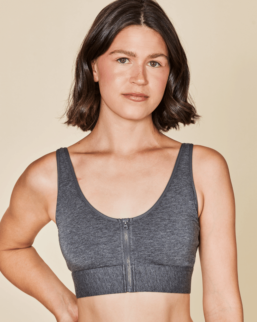 Wilderness Front-Closure Cotton Bralette