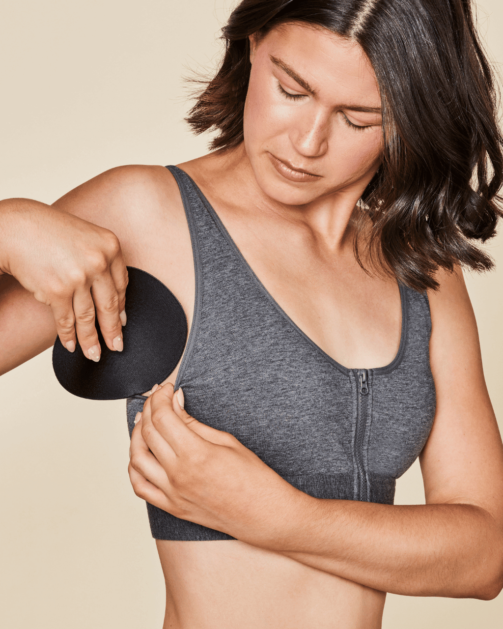 Wilderness Front-Closure Cotton Bralette – view 3