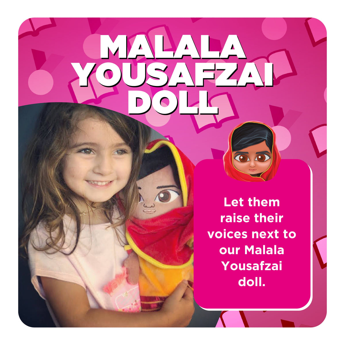 Malala Yousafzai Interactive Plush Doll – view 3