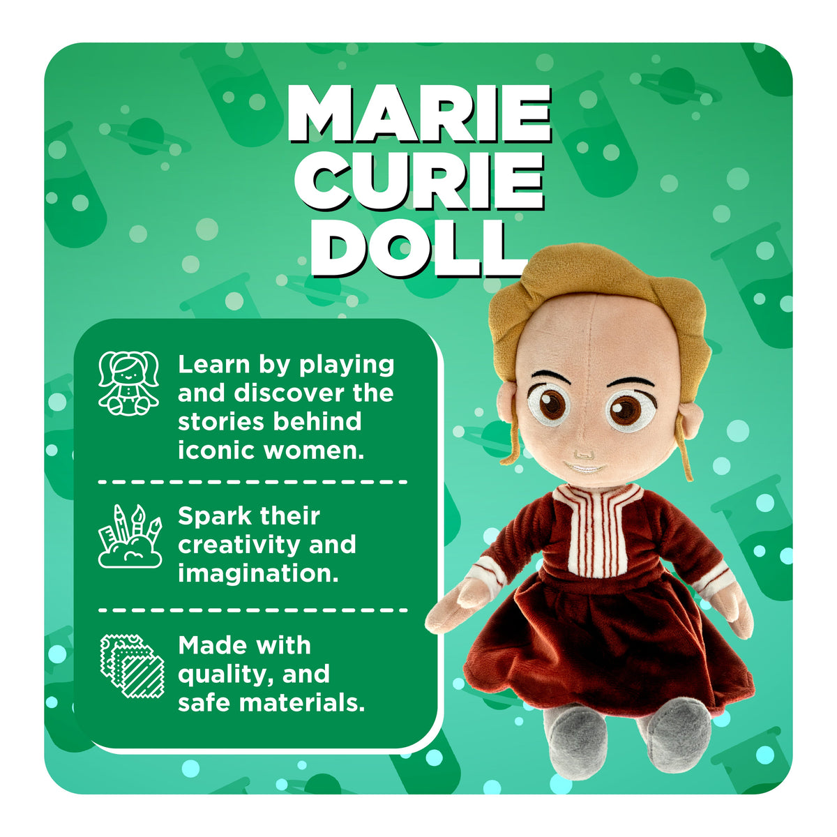 Marie Curie Interactive Plush Doll – view 4
