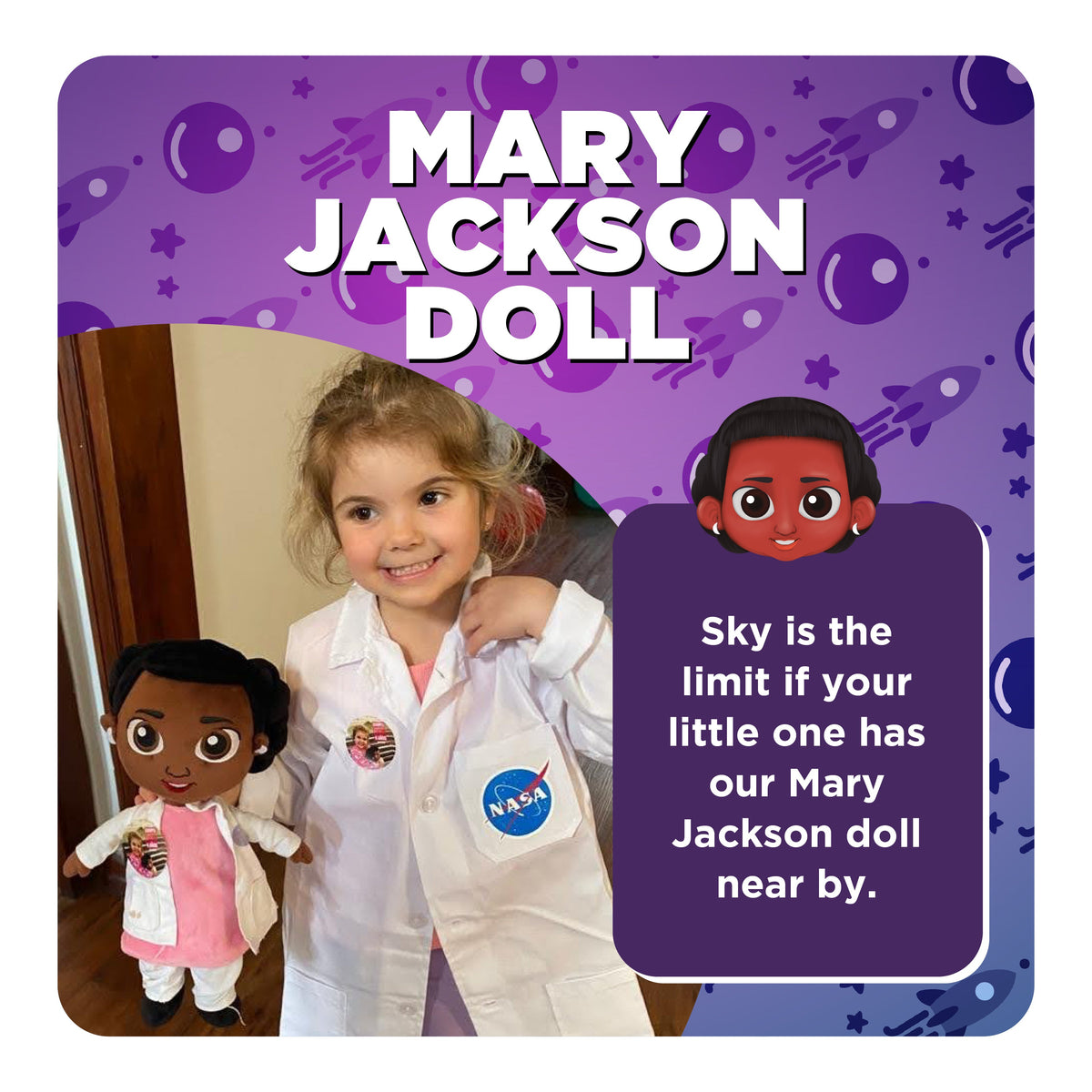 Mary Jackson Interactive Plush Doll – view 3