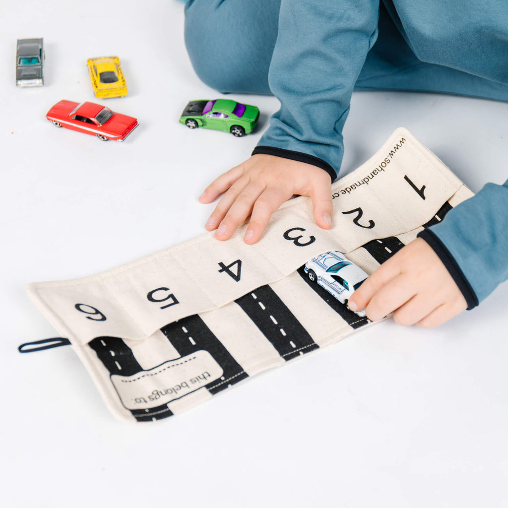 Toy Car Storage Roll-Up Play Mat – view 3